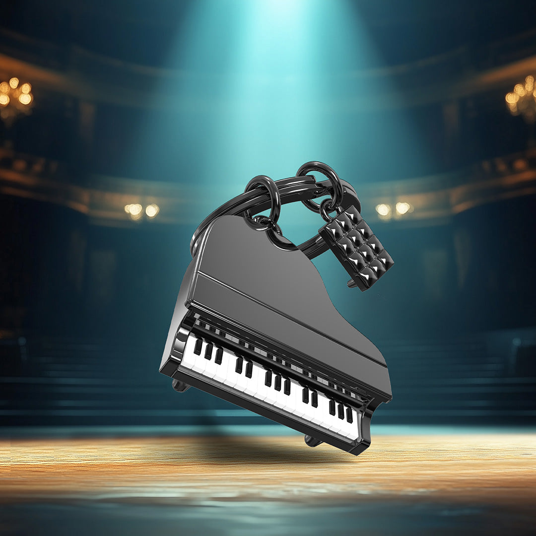 Metalmorphose sleutelhanger Piano