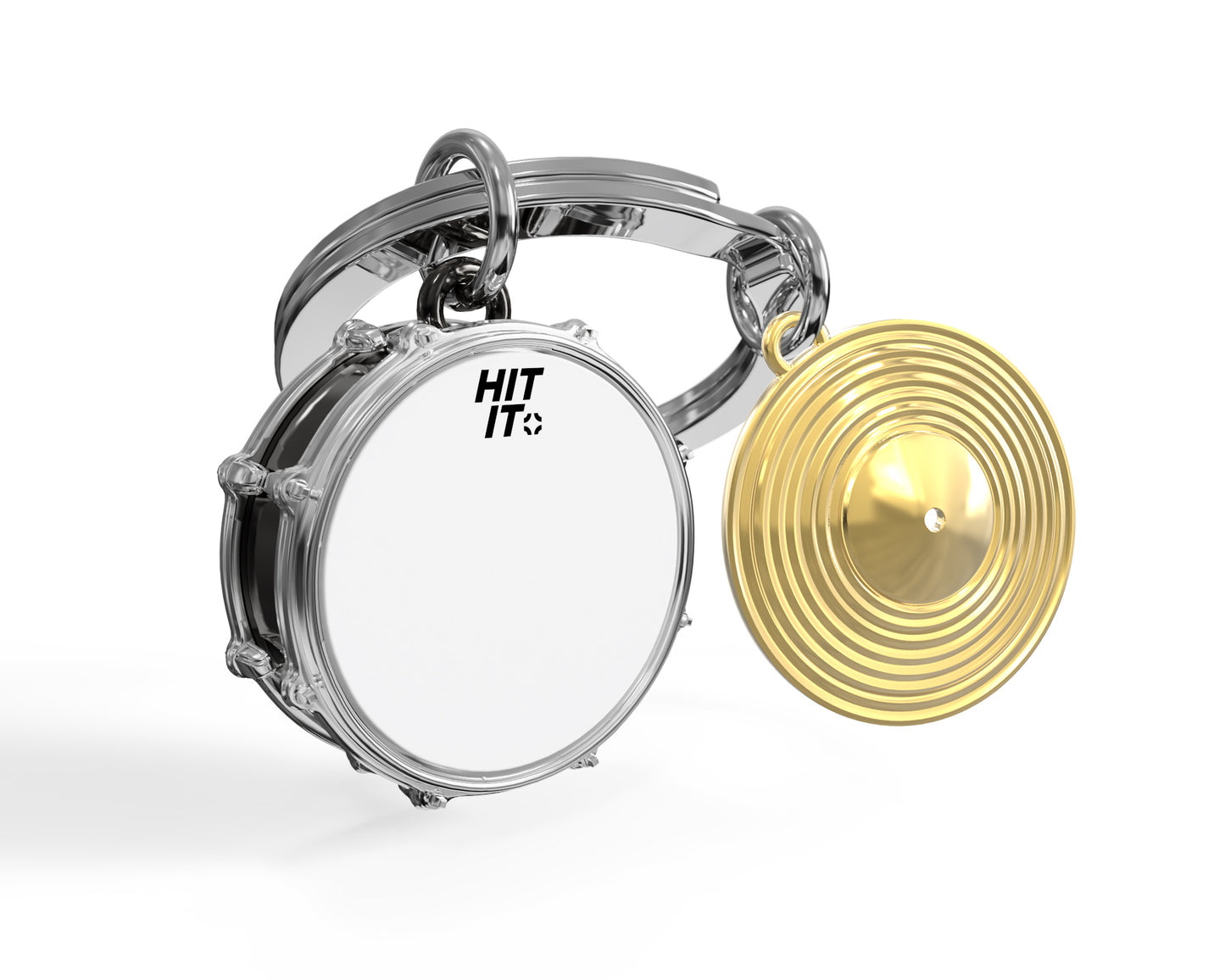 Metalmorphose sleutelhanger Drums