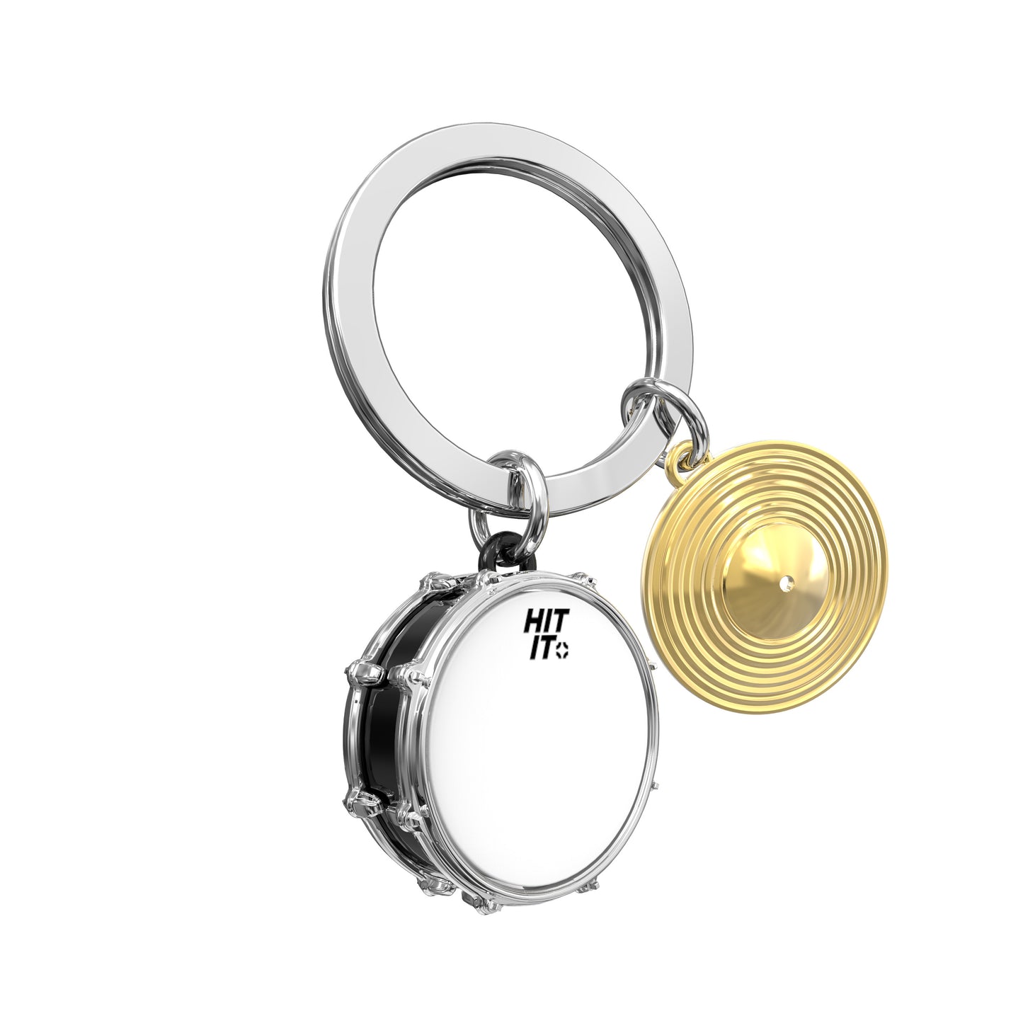Metalmorphose sleutelhanger Drums