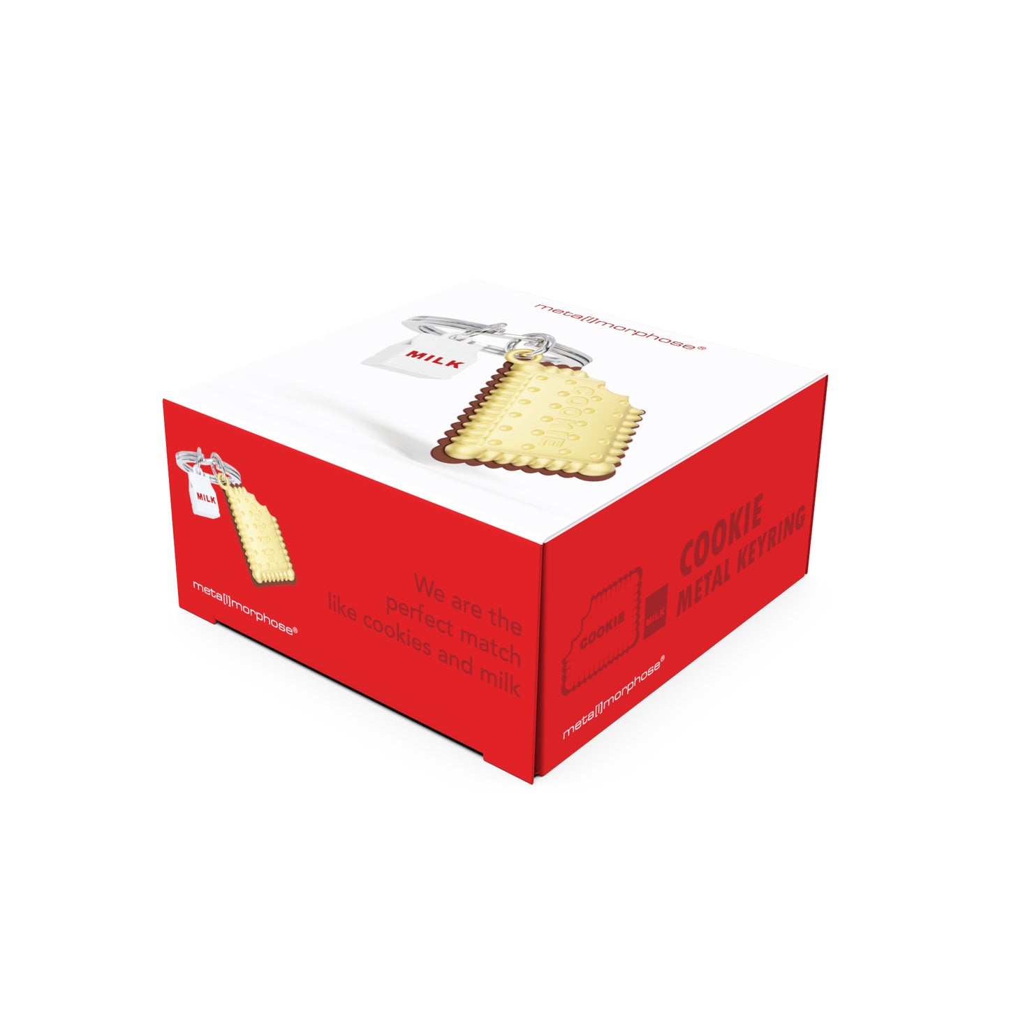 Cookies & Milk sleutelhanger Metalmorphose sfeerbeeld - koekjes cadeau