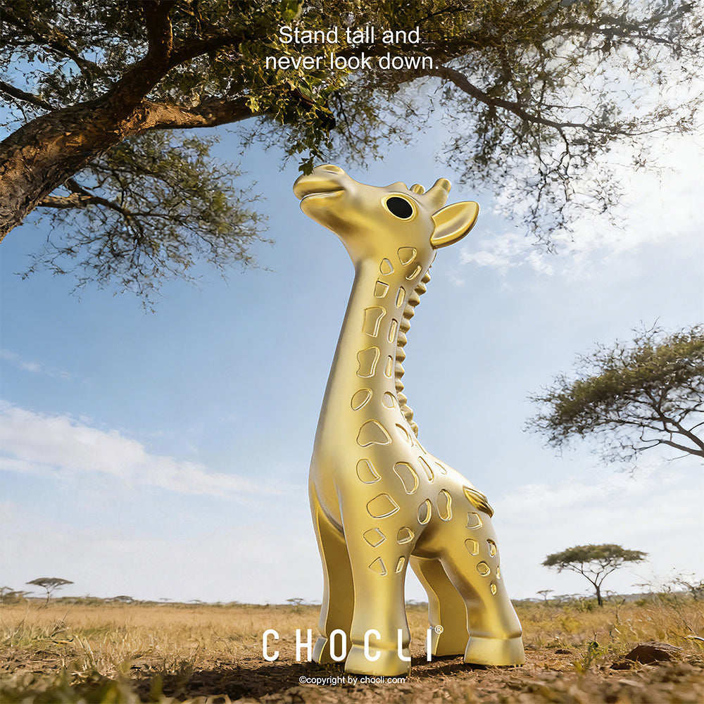 Metalmorphose Giraffe sleutelhanger – sfeerbeeld, Animal Wildlife Collection
