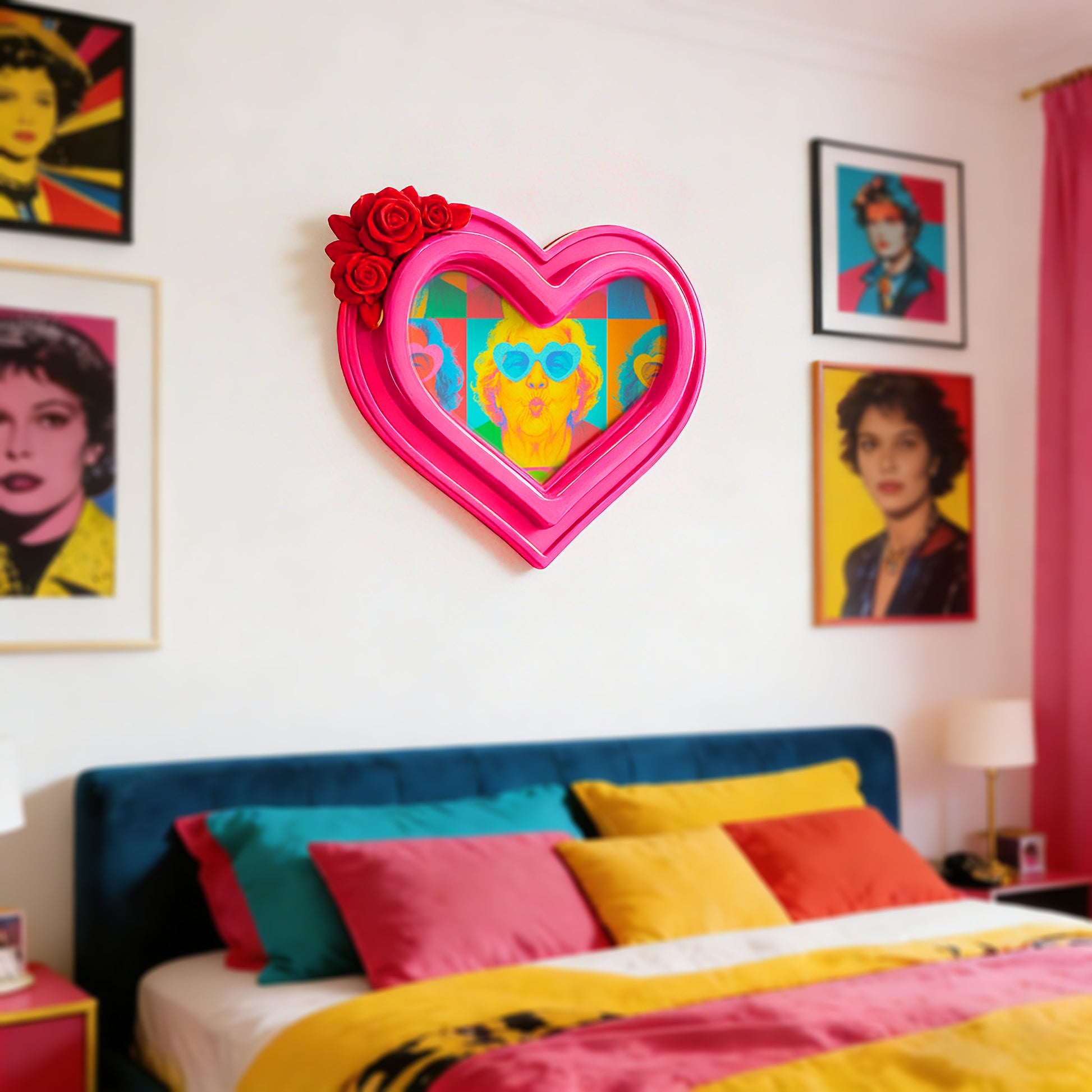 Metalmorphose® Sleutelhanger Wave Photo Frame Heart - sfeer