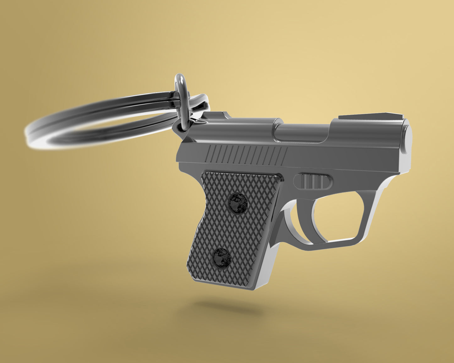 Metalmorphose sleutelhanger Gangsta Gun