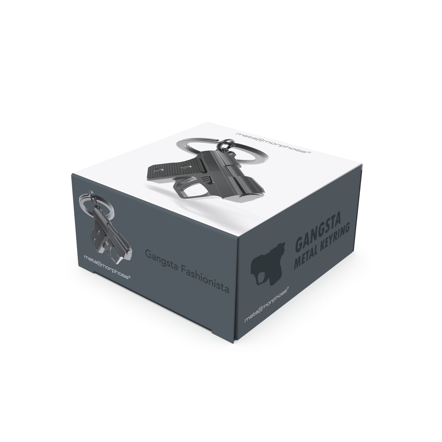 Metalmorphose sleutelhanger Gangsta Gun
