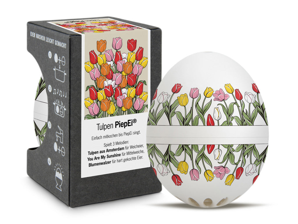 Brainstream PiepEi met tulpenprint met verpakking
