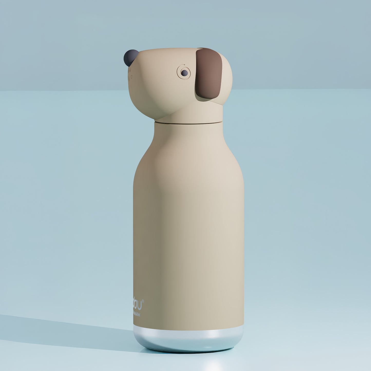 Asobu Bestie Drinkfles Brown Dog – lekvrije drinkfles bruine hond standaard