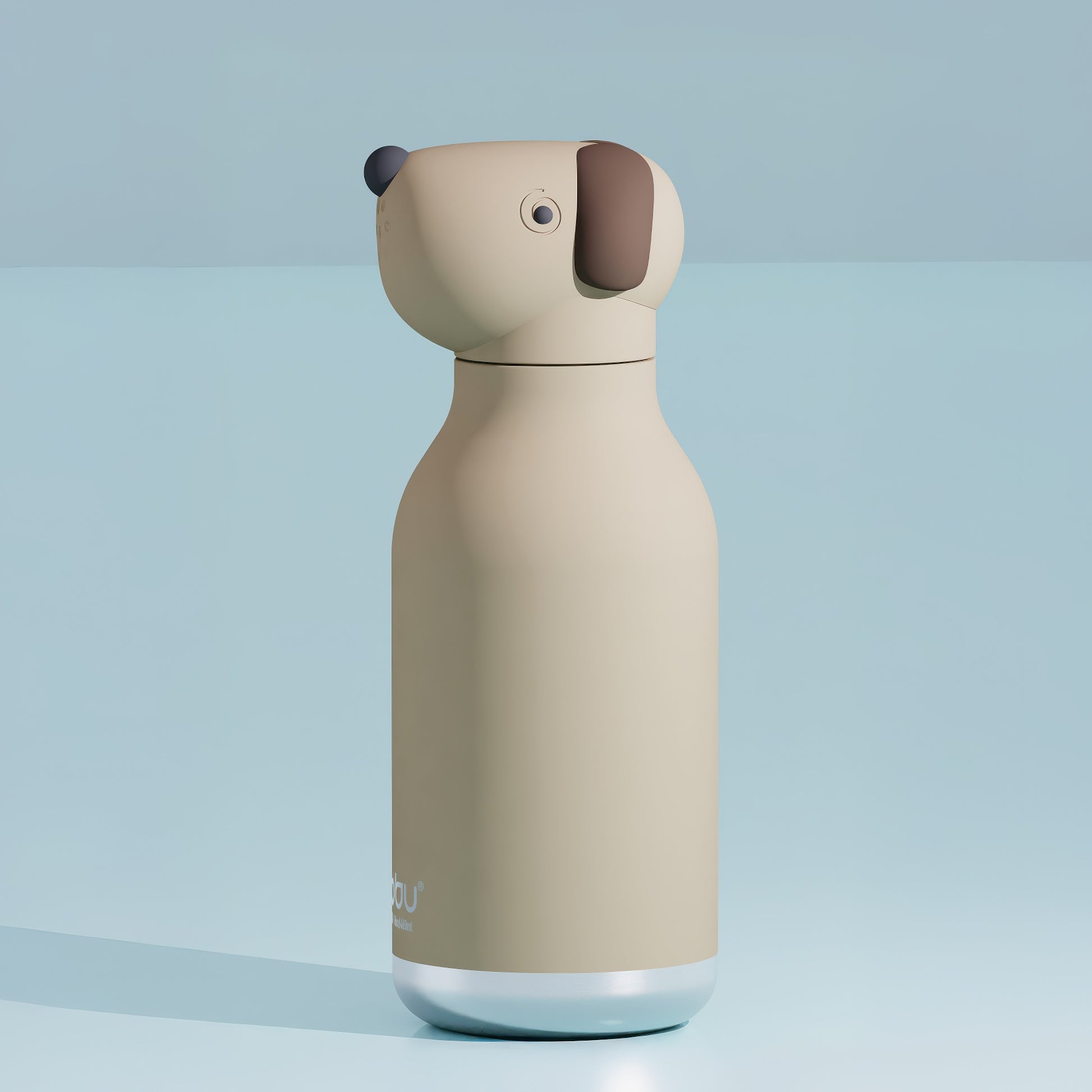 Asobu Bestie Drinkfles Brown Dog – lekvrije drinkfles bruine hond standaard