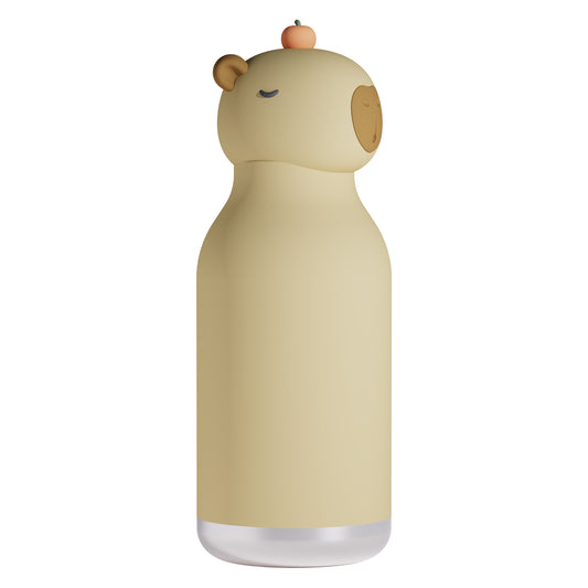 Asobu Bestie Drinkfles Capybara – geïsoleerde kinderfles met capybara siliconen dop