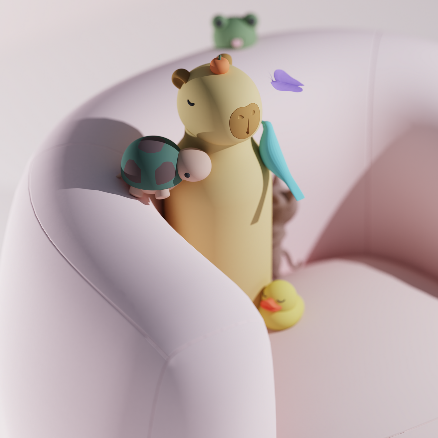Asobu Bestie Drinkfles Capybara – BPA-vrije thermosfles voor kinderen