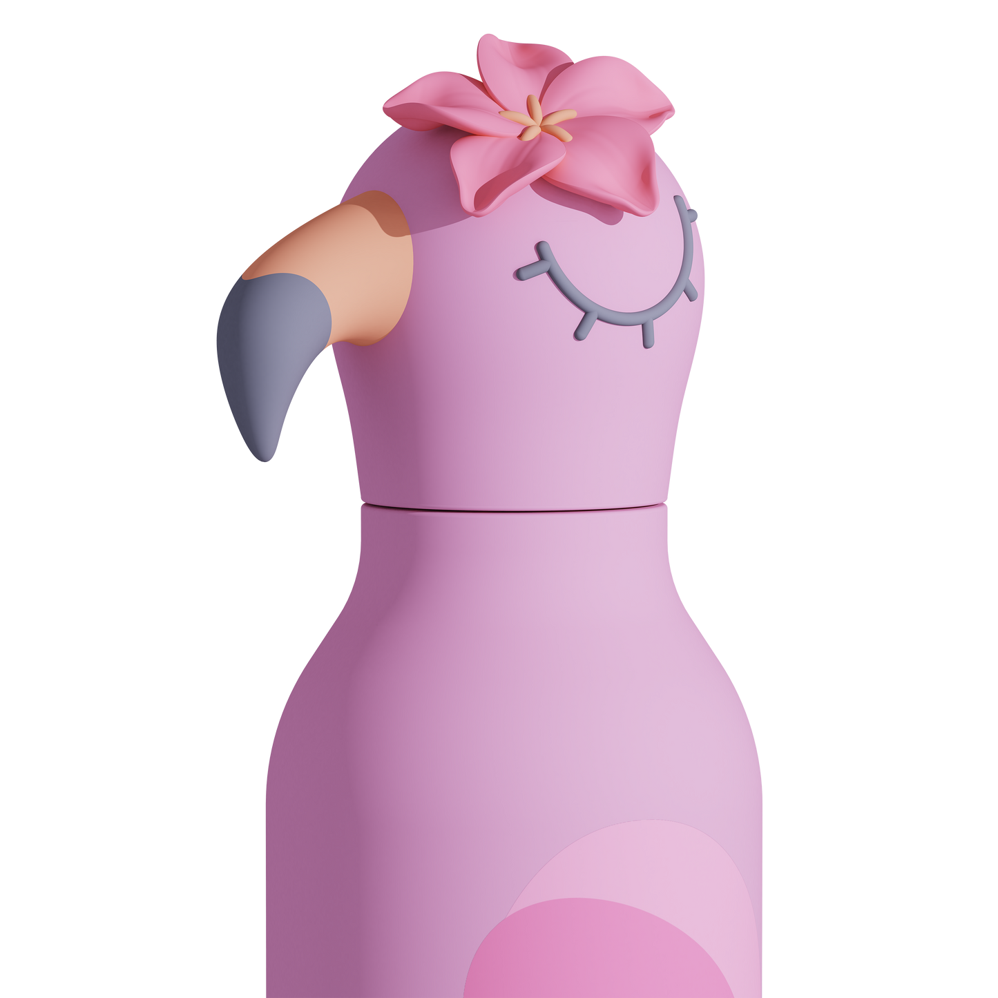 Asobu Bestie Drinkfles Flamingo – BPA-vrije thermosfles voor kinderen