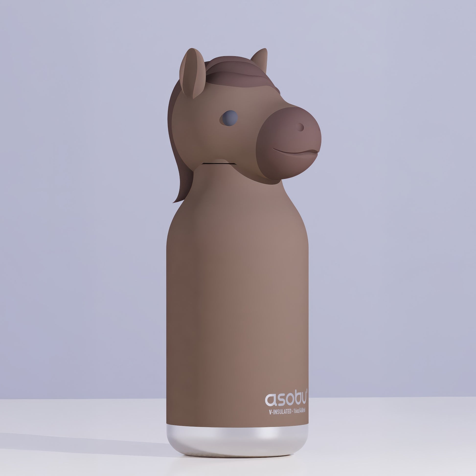 Asobu Bestie Drinkfles Horse – lekvrije drinkfles paard standaard