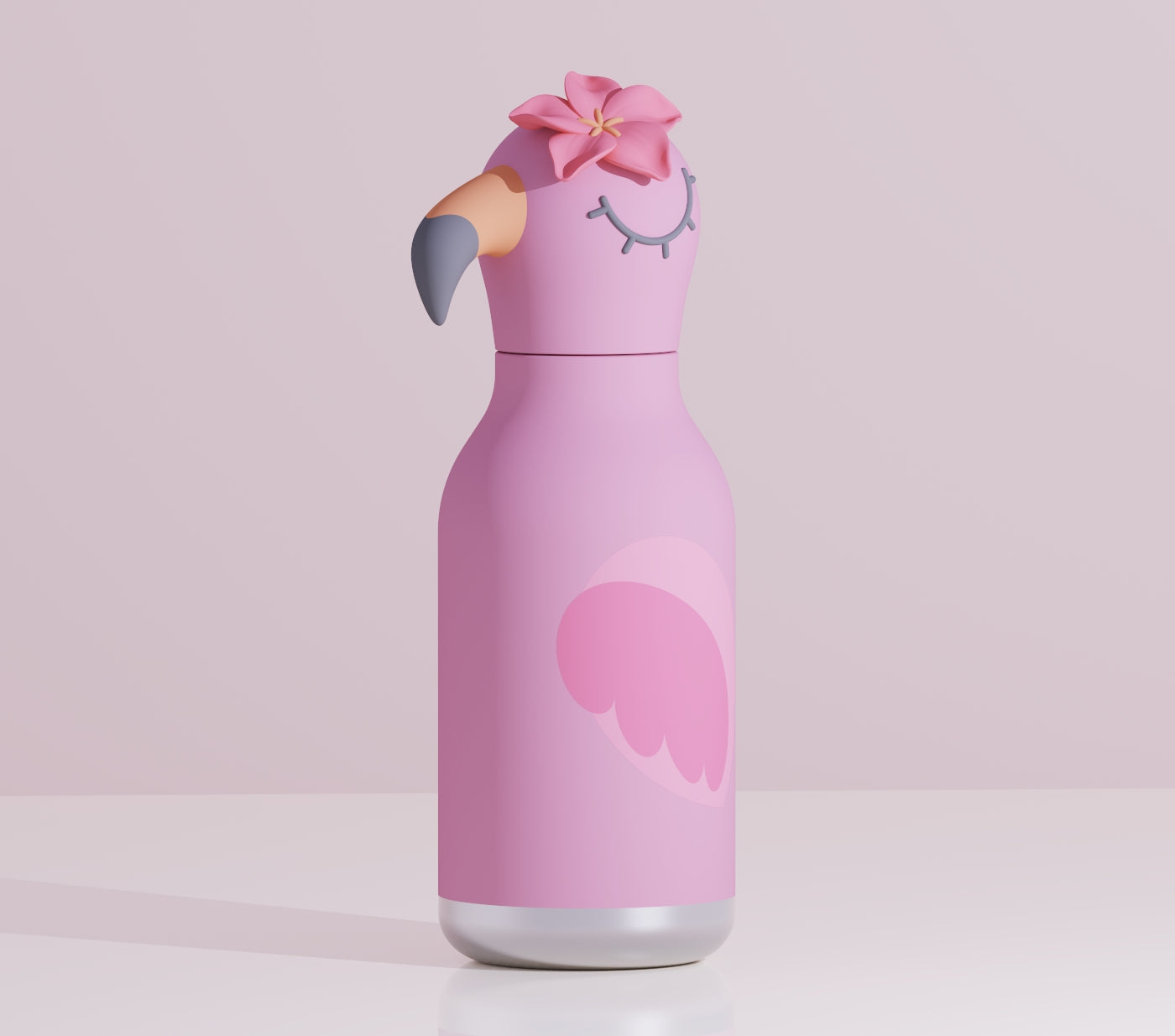 Asobu Bestie Drinkfles Flamingo – lekvrije drinkfles flamingo standaard