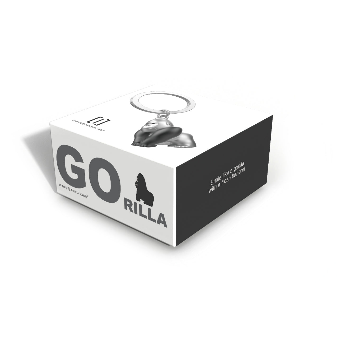 Metalmorphose sleutelhanger Gorilla