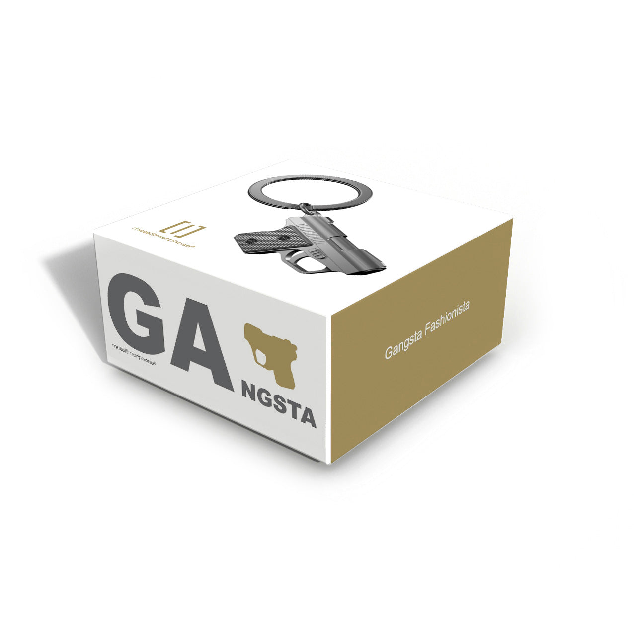 Metalmorphose sleutelhanger Gangsta Gun
